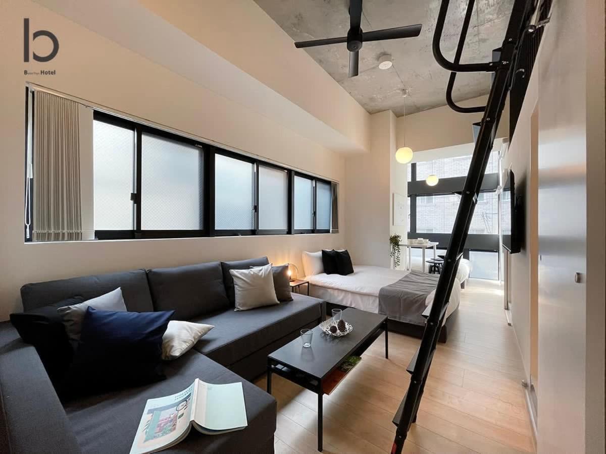 Bhotel Nekoyard - Stylish Loft Studio Steps From Peace Park Hiroshima Bagian luar foto